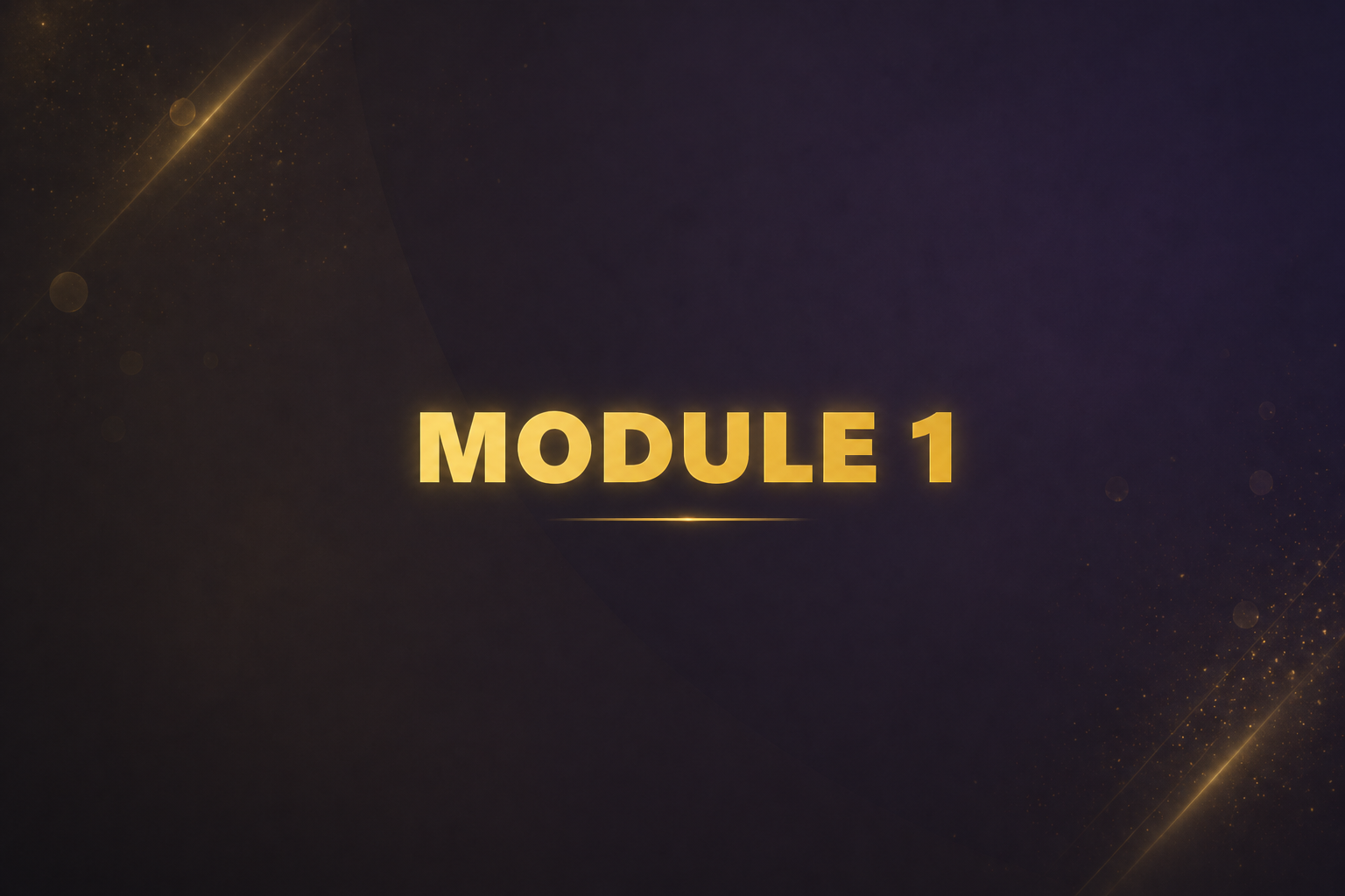A banner image for Module 2